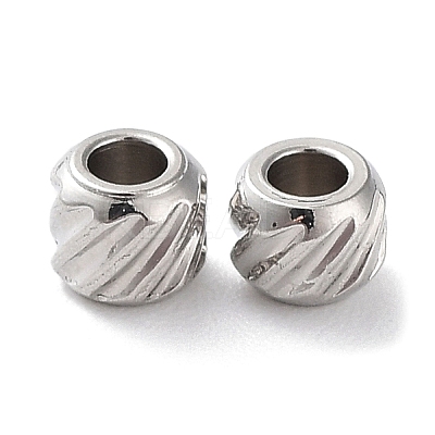 Non-Tarnish 201 Stainless Steel Spacer Beads X-STAS-K259-14C-P-1