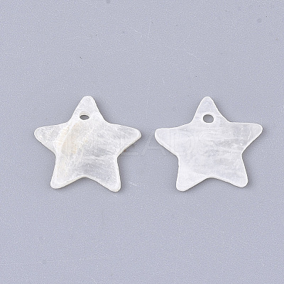 Capiz Shell Charms LS-X-SHEL-T012-24-1