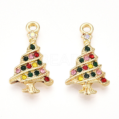 Alloy Colorful Rhinestone Pendants LS-PALLOY-Q441-033-RS-1