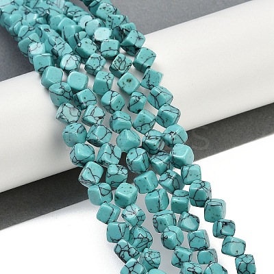 Synthetic Turquoise Beads Strands G-A257-A14-01-1