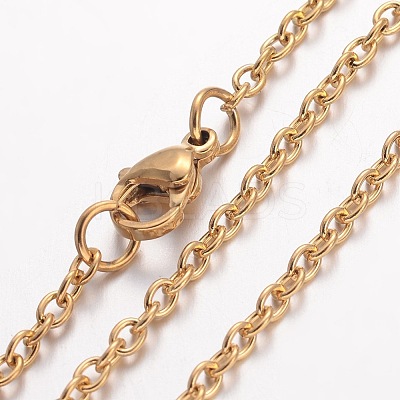 Ion Plating(IP) 304 Stainless Steel Necklace LS-MAK-K004-13G-1