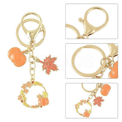 Alloy Enamel Keychains KEYC-FS00042-02-1