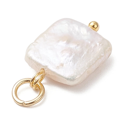 Natural Nucleated Pearl Keshi Pendants PALLOY-JF04626-01-1