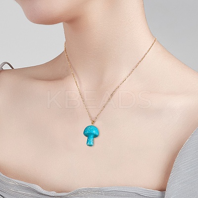 7Pcs 7 Colors Natural Quartz Pendants G-SZ0002-21-1