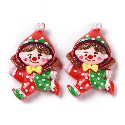 Funny Opaque Resin Cabochons RESI-Z010-01C-1