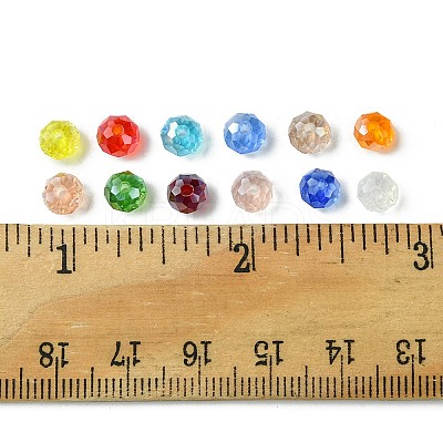 180Pcs 12 Colors Electroplate Glass Beads Strands EGLA-FS0001-40-1