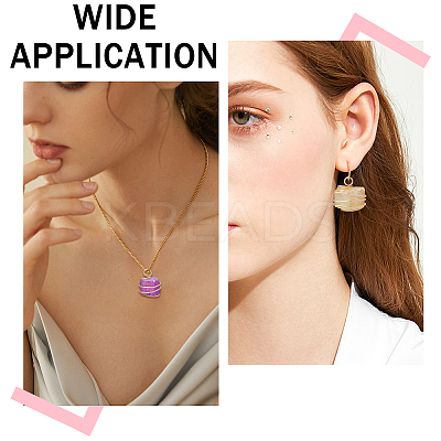 10Pcs 5 Colors Electroplated Natural Quartz Copper Wire Wrapped Pendants PALLOY-CA00020-1