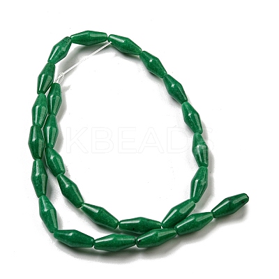 Natural White Jade(Dyed) Beads Strands G-A223-A07-01-1
