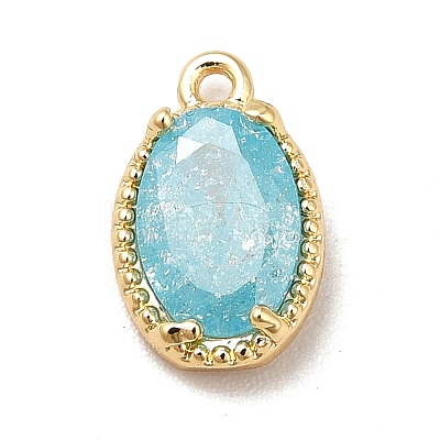 Glass Charms KK-M233-01G-A-1