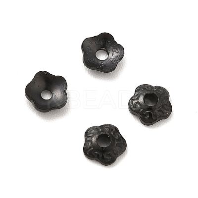 Ion Plating(IP) 304 Stainless Steel Bead Caps STAS-N0005-01EB-1