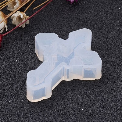 Cross Shape DIY Silicone Molds AJEW-P035-02-1