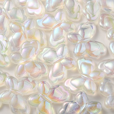 UV Plating Luminous Transparent Acrylic Beads LS-OACR-P010-11C-1