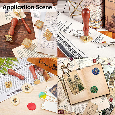 DIY Scrapbook Wax Seal Stamp Sets AJEW-WH0530-001-1