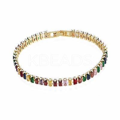 Cubic Zirconia Classic Tennis Bracelet ZIRC-S067-073I-NF-1