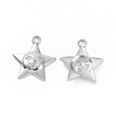 Non-Tarnish 304 Stainless Steel Pendants STAS-C003-14P-1