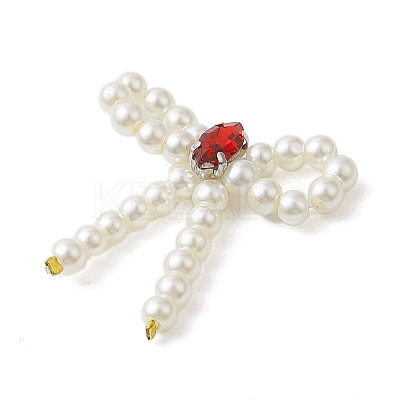 Plastic Pearl Beads Pendants KK-H463-06P-03-1