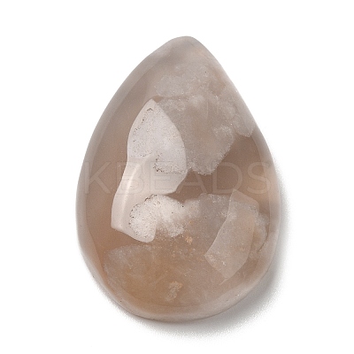 Natural Cherry Blossom Agate Cabochons G-G0007-A01-1