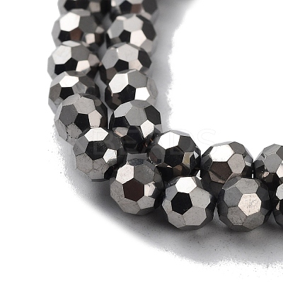 Electroplate Glass Bead Strands LS-EGLA-R042-6mm-06-1