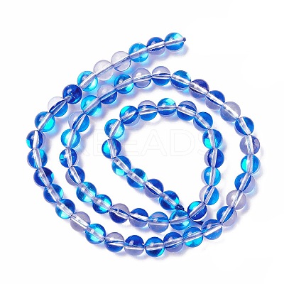 Synthetic Moonstone Beads Strands G-E573-02A-05-1
