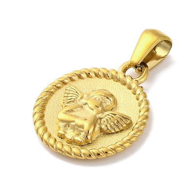 304 Stainless Steel Pendants STAS-Z096-02G-01-1