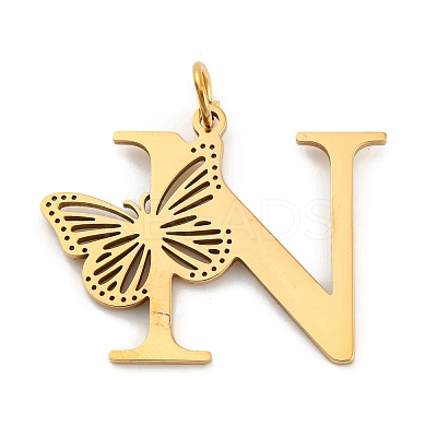 Ion Plating(IP) 201 Stainless Steel Pendants STAS-N103-184G-N-1