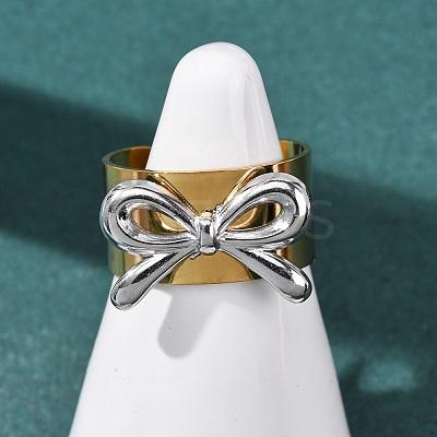 304 Stainless Steel Cuff Open Rings LS-RJEW-H266-01GP-01-1