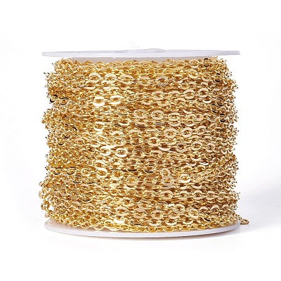 Iron Flat Cable Chains X-CH-0.6PYSZ-G-WH-1