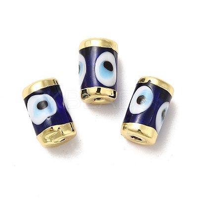 Handmade Evil Eye Lampwork Beads LAMP-M012-01LG-C-1