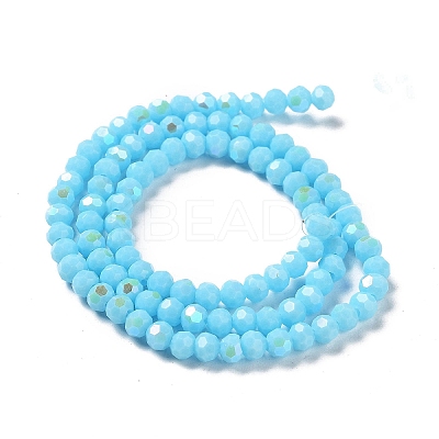 Opaque Glass Beads Strands LS-EGLA-A035-P4mm-L08-1