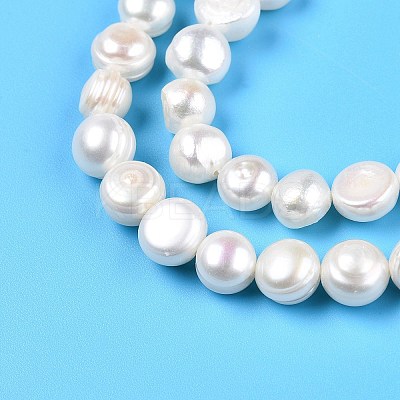 Natural Cultured Freshwater Pearl Beads Strands PEAR-N014-07J-1