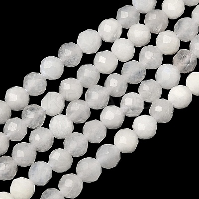Natural Rainbow Moonstone Beads Strands G-B168-A11-4mm-1