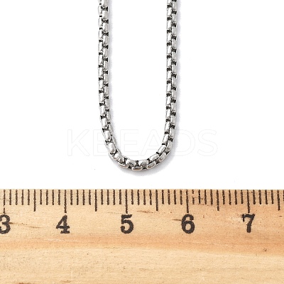 Non-Tarnish 304 Stainless Steel Rolo Chain Necklaces LS-NJEW-L047-02B-P-1