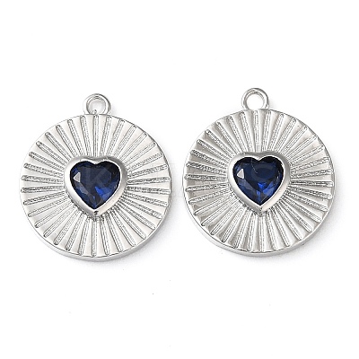 Real Platinum Plated Brass Pendants KK-F862-02P-03-1