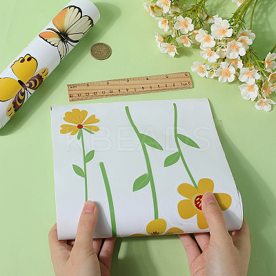 Removable PVC Self Adhesive Toilet Stickers DIY-WH20001-35-1