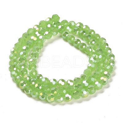 Imitation Jade Glass Beads Stands EGLA-A035-J6mm-B01-1