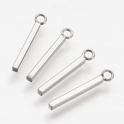 Tarnish Resistant 304 Stainless Steel Pendants STAS-F041-53-1