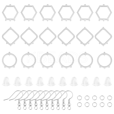 DIY 304 Stainless Steel Chandelier Earring Making Kits DIY-UN0002-07-1