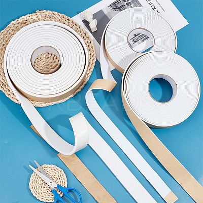 Strong Self Adhesive EVA Foam Tape for Doors and Windows AJEW-WH0347-27C-01-1