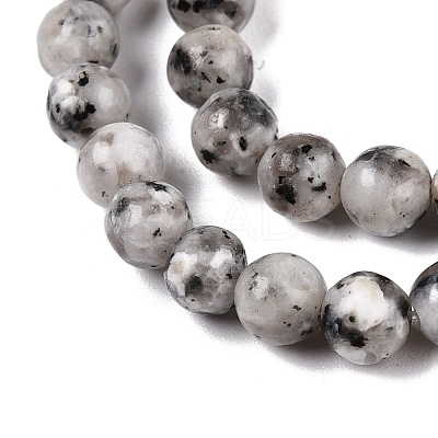 Dyed Natural White Jade Beads Strands G-T140-4mm-B02-1