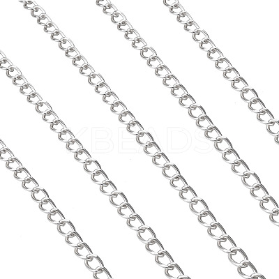 Aluminium Curb Chains X-CHA-T001-22S-1