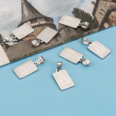 Non-Tarnish 304 Stainless Steel Pendants STAS-M245-22P-1