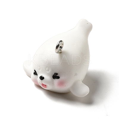 Marine Series Opaque Resin Pendants RESI-E031-02P-14-1