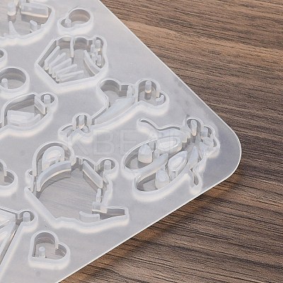 Pendant Silicone Molds AJEW-S041-04A-1