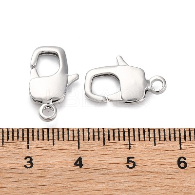 Brass Lobster Claw Clasps X-KK-H513-01A-P-1