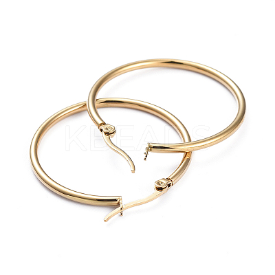 201 Stainless Steel Hoop Earrings EJEW-I245-20F-1
