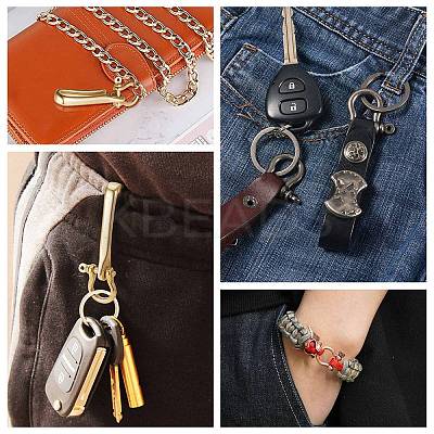 Tarnish Resistant 304 Stainless Steel D-Ring Anchor Shackle Clasps LS-STAS-P198-11A-1