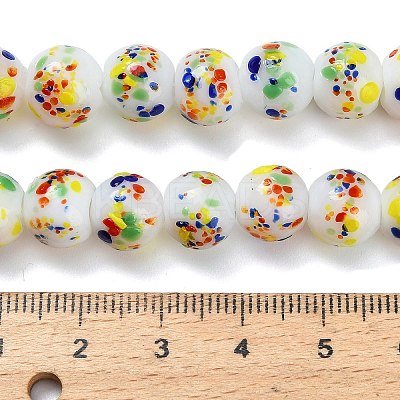 Handmade Lampwork Beads Strands LAMP-H071-01C-03-1