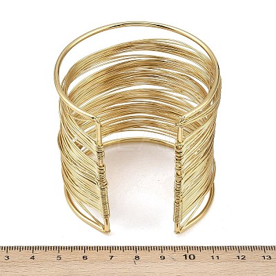 Spring 304 Stainless Steel Open Bangles for Women LS-BJEW-K288-02A-G-1