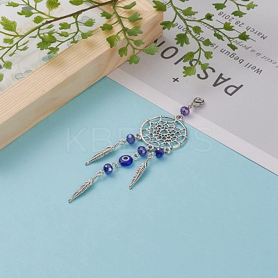 Tibetan Style Alloy Pendants HJEW-JM00406-1