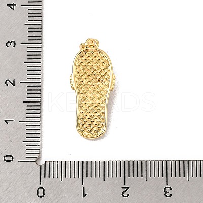 Brass Micro Pave Cubic Zirconia Pendants KK-R100-10G-01-1